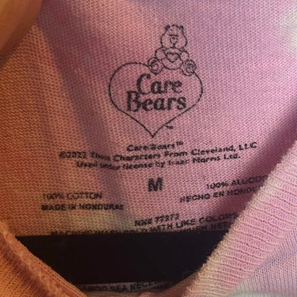 Care Bears Women Unisex Graphic Tee Size Medium M Pastel Tiedye - Picture 3 of 6